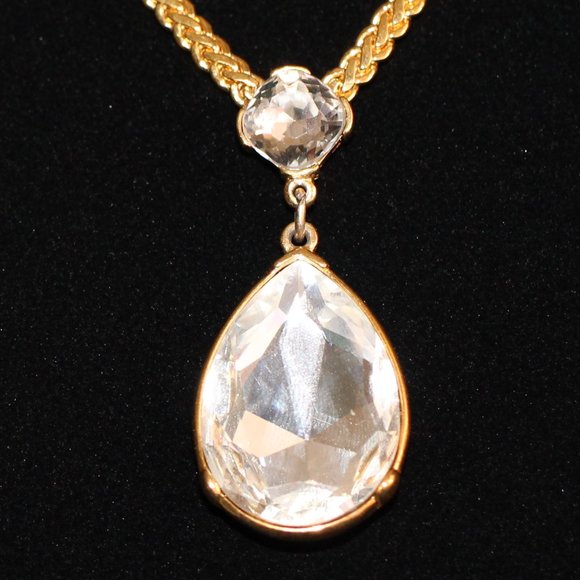 Gold Plated Tear-Drop Necklace (GN0001) - Picture 1 of 11